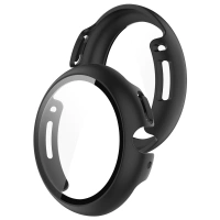 Etui ze szkłem do zegarka Bizon Case Watch Adamo do Google Pixel Watch 4 41 mm, matowe czarne