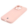 Etui Bizon Case Silicone do Apple iPhone 15 Pro, jasnoróżowe