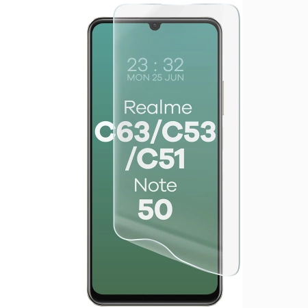 Folia hydrożelowa na ekran Bizon Glass Hydrogel do Realme C53 / Note 50, 2 sztuki