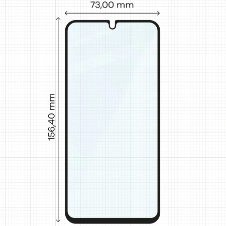 Szkło hartowane Bizon Glass Edge Duo do Galaxy A34 5G, czarna ramka, 2 sztuki