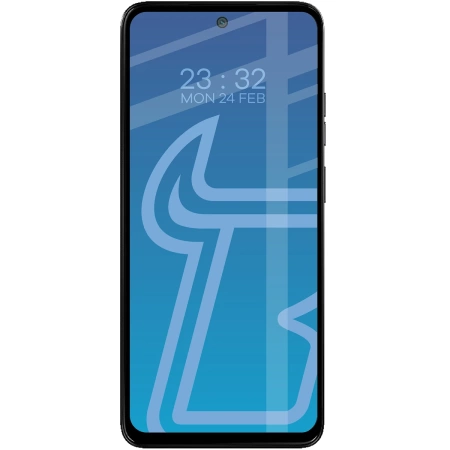 Szkło hartowane Bizon Glass Edge Duo do Motorola Moto G15 / G15 Power / G05 / E15 / G56 5G, czarna ramka, 2 sztuki