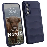 Pancerne etui Bizon Case Tur do OnePlus Nord 5, granatowe