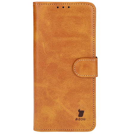 Etui z klapką Bizon Case Pocket do Xiaomi 14 Ultra, brązowe