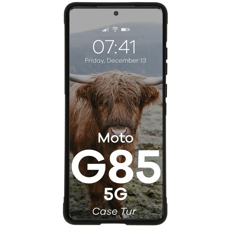Pancerne etui Bizon Case Tur do Motorola Moto G85 5G, czarne