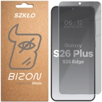 Prywatyzujące szkło hartowane Bizon Glass Clear Shadow do iPhone 16 Pro Max, przyciemniane