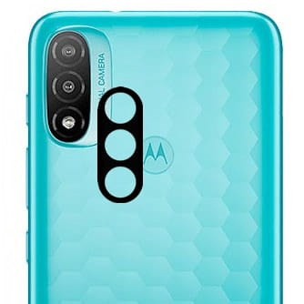 Szkło na aparat Bizon Glass Lens dla Moto E20, 2 sztuki