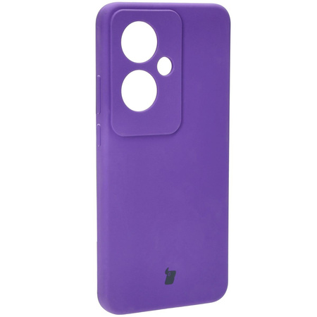 Silikonowe etui Bizon Soft Case do Oppo Reno11 F 5G, fioletowe
