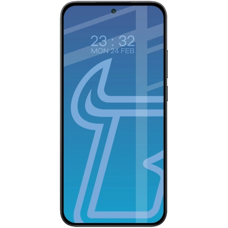Szkło hartowane Bizon Glass Edge Duo do Xiaomi POCO F7, czarna ramka, 2 sztuki