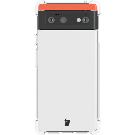 Etui + 2x szkło + obiektyw Bizon Case Clear Pack do Google Pixel 6, przezroczyste