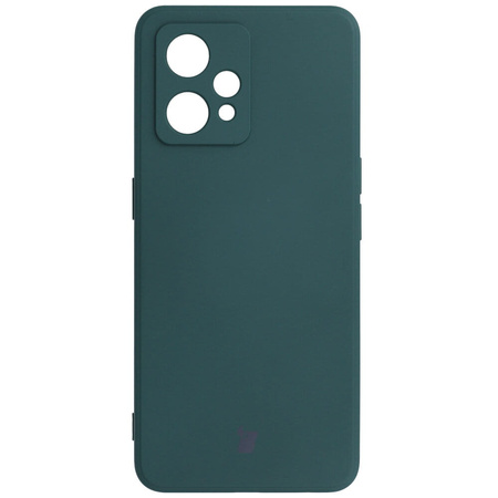 Etui Bizon Case Silicone do Realme 9 Pro+, ciemnozielone