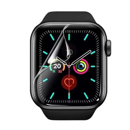 Folia hydrożelowa na ekran Bizon Glass Hydrogel v2, Apple Watch 8/7 41mm, 2 sztuki