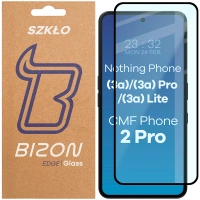 Szkło hartowane Bizon Glass Edge 2 do Nothing Phone (3a) / (3a) Pro / (3a) Lite / CMF Phone 2 Pro