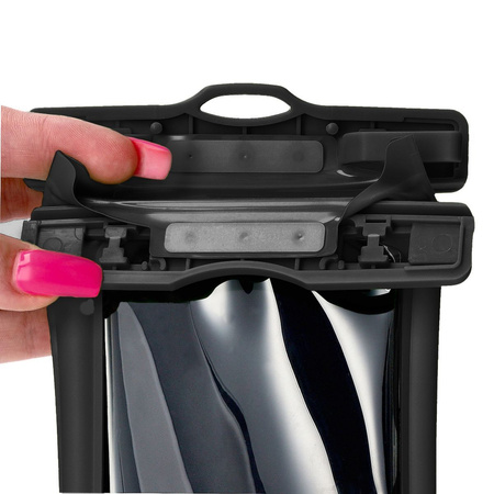 Etui wodoszczelne Bizon Case Hydrofloat, czarne