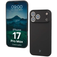Etui Bizon Case Łupka do iPhone 17 Pro Max, czarne