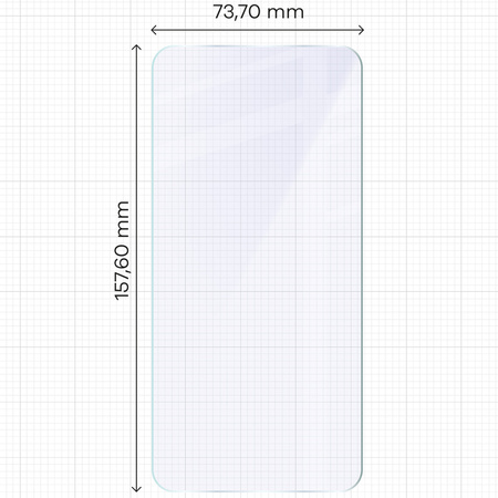 Elastyczne szkło hybrydowe Bizon Glass Mule do Galaxy M35 5G / A35 5G / A55 5G