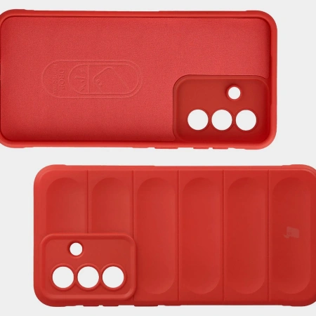 Pancerne etui Bizon Case Tur do Galaxy A57 5G, czerwone