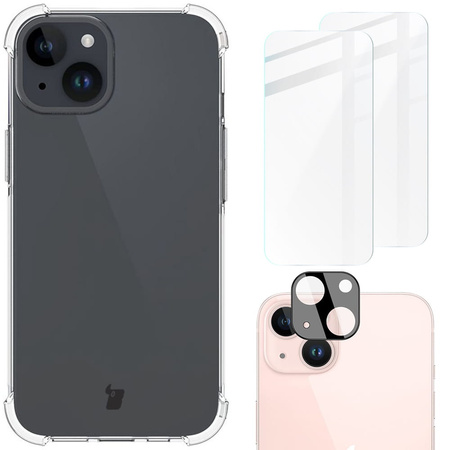 Etui Bizon Case Clear Pack do iPhone 15, przezroczyste