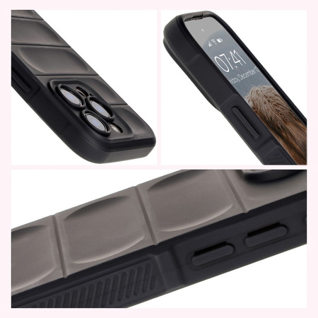 Pancerne etui Bizon Case Tur do iPhone 16 Pro, czarne