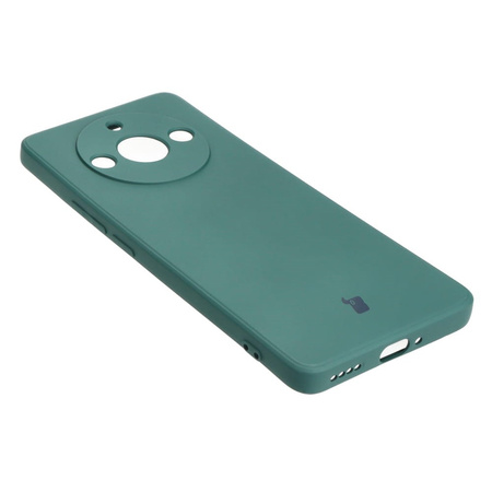 Etui Bizon Case Silicone Sq do Realme 11 Pro / 11 Pro+, ciemnozielone