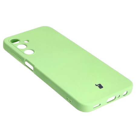 Etui Bizon Case Silicone do Galaxy A25 5G, jasnozielone