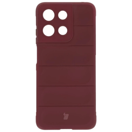 Pancerne etui Bizon Case Tur do Motorola Moto G15 / G15 Power, burgundowe