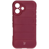 Pancerne etui Bizon Case Tur do iPhone 16, burgundowe