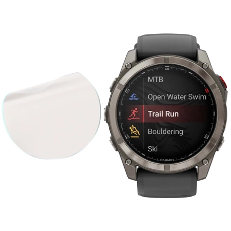 Folia matowa Bizon Glass Watch Film Sun do Garmin Fenix 8 Pro AMOLED 47 mm, 1 sztuka