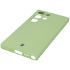 Etui Bizon Case Silicone Sq do Samsung Galaxy S23 Ultra, jasnozielone