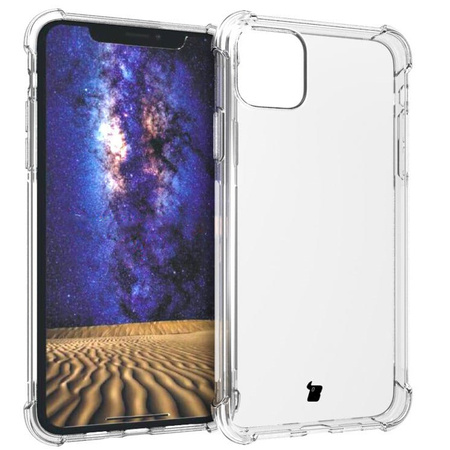 Etui + 2x szkło + obiektyw Bizon Case Clear Pack do iPhone 11 Pro, przezroczyste