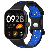 Pasek Bizon Strap Watch Octo do Redmi Watch 4 / Xiaomi Smart Band 9 Pro / 8 Pro, czarno-niebieski