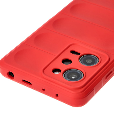 Pancerne etui Bizon Case Tur do Xiaomi Redmi Note 12 Pro 5G / Poco X5 Pro, czerwone