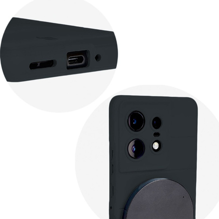 Pancerne etui Bizon Case Tur do Motorola Edge 50 Pro, czarne