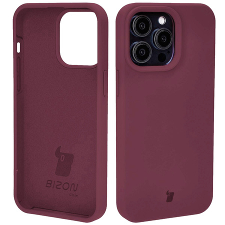 Etui silikonowe Bizon Soft Case do iPhone 14 Pro Max, ciemnofioletowe