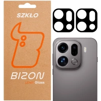 Szkło na aparat Bizon Glass Lens do Oppo Find X9 Pro, 2 sztuki
