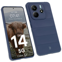 Pancerne etui Bizon Case Tur do Xiaomi Redmi Note 14 5G, granatowe