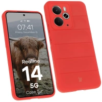 Pancerne etui Bizon Case Tur do Realme 14 5G, czerwone