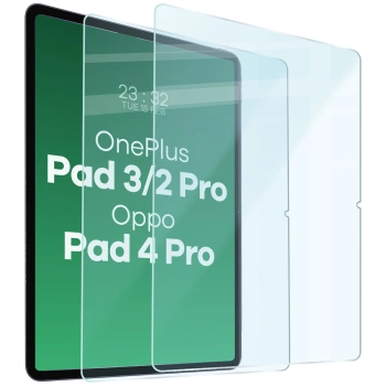 Szkło hartowane do tabletu Bizon Glass Tab Clear Duo do OnePlus Pad 3/2 Pro/OPPO Pad 4 Pro, 2 sztuki