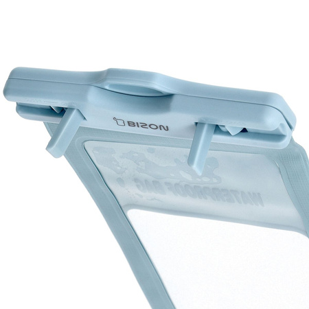 Etui wodoszczelne Bizon Case Hydrowrap, 2 sztuki, jasnoniebieskie