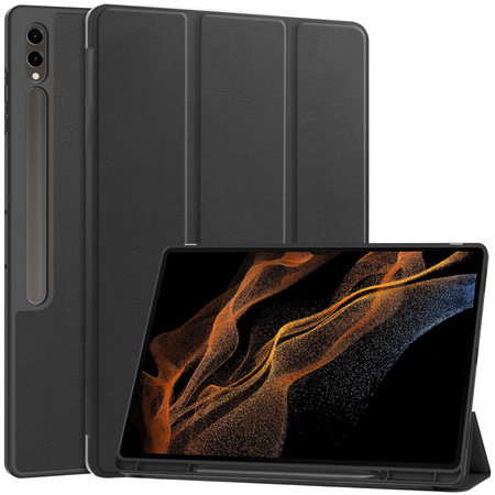 Etui Bizon Case Tab Lizard do Galaxy Tab S10 Ultra / S9 Ultra, czarne