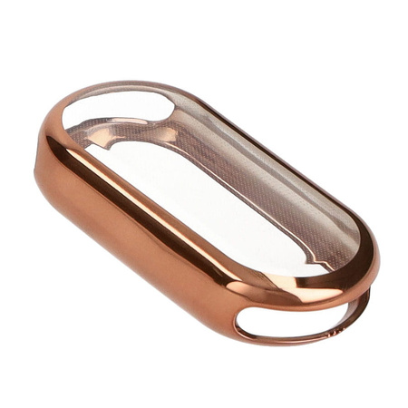 Etui Bizon Case Watch Felipe do Xiaomi Mi Smart Band 8, różowozłote