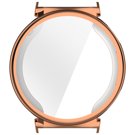 Etui Bizon Case Watch Felipe do Huawei Watch GT 5 Pro 42 mm, różowozłote