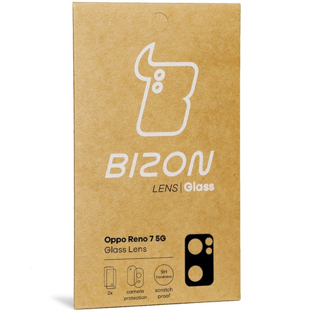 Szkło na aparat Bizon Glass Silk Lens dla Oppo Reno 7 5G, 2 sztuki