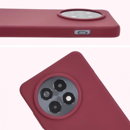 Silikonowe etui Bizon Soft Case do OnePlus 13R, ciemnofioletowe