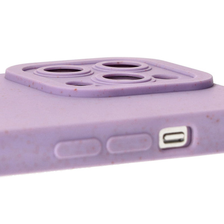 Ekologiczne etui Bizon Bio-Case do iPhone 13 Pro, fioletowe