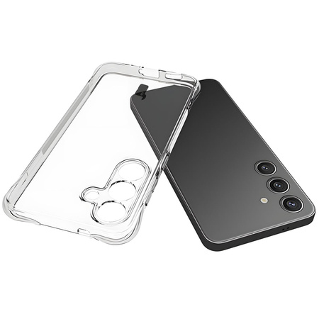 Elastyczne etui Bizon Case Salpa do Galaxy S25, przezroczyste