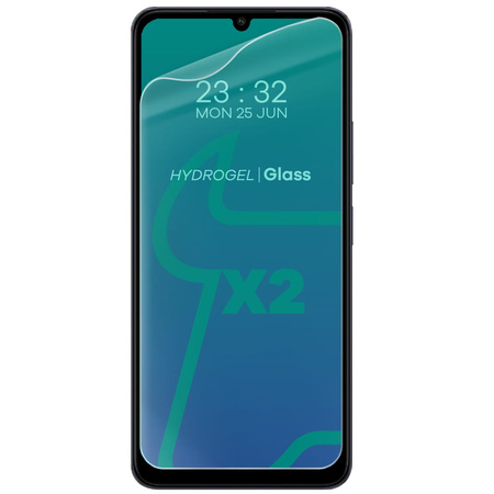 Folia hydrożelowa na ekran Bizon Glass Hydrogel Front do Redmi 13C/13C 5G/Poco C65, 2 sztuki