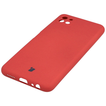 Etui Bizon Case Silicone do Galaxy A22 5G, ciemny róż
