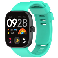 Pasek Bizon Strap Watch Silicone B do Xiaomi Redmi Watch 5/4 / Smart Band 9/8 Pro, ciemno-miętowy