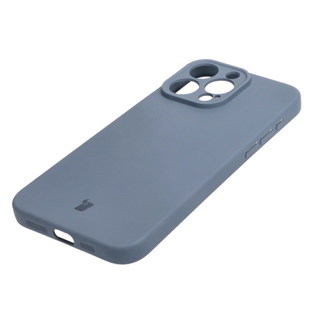 Etui Bizon Case Silicone do iPhone 15 Pro Max, szare