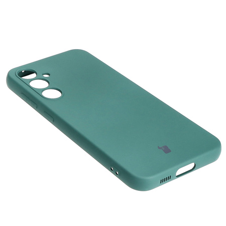Etui Bizon Case Silicone do Galaxy S23 FE, ciemnozielone